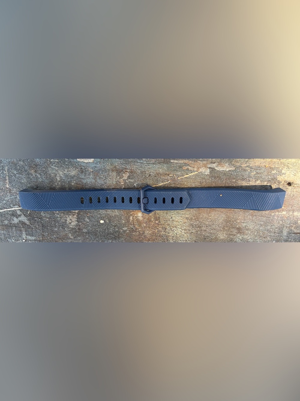 Navy Silicone Watch Strap Replacement Band - for FitBit Alta or Alta HR
